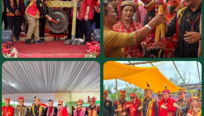 Bupati Ketapang, Alexander Wilyo secara resmi membuka Pekan Gawai Dayak (PGD) XII Dewan Adat Dayak (DAD) di Kecamatan Simpang dua