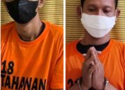 Dua Pria Sebagai Pengedar Narkoba, Ditangkap Satresnarkoba Polres Binjai