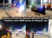 Pastikan Stok BBM Aman, Polsek Lima Puluh Lakukan Monitoring SPBU di Wilayah Hukumnya
