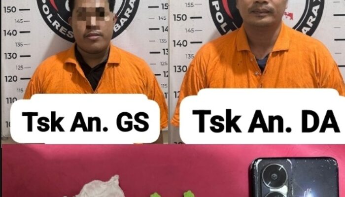 Berantas Peredaran Narkotika, Satresnarkoba Polres Batu Bara Ringkus Dua Pengedar Ekstasi di Jalinsum