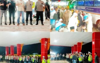 Batu Bara | 193 Jamaah Haji Kloter IV Tiba di Tanah Air, Bagaimana Sinergi Pengamanan Menjamin Kepulangan yang Aman? Jamaah haji Kloter IV Kabupaten Batu Bara tiba di tanah air dengan pengamanan terpadu dari Polres Batu Bara dan instansi terkait.