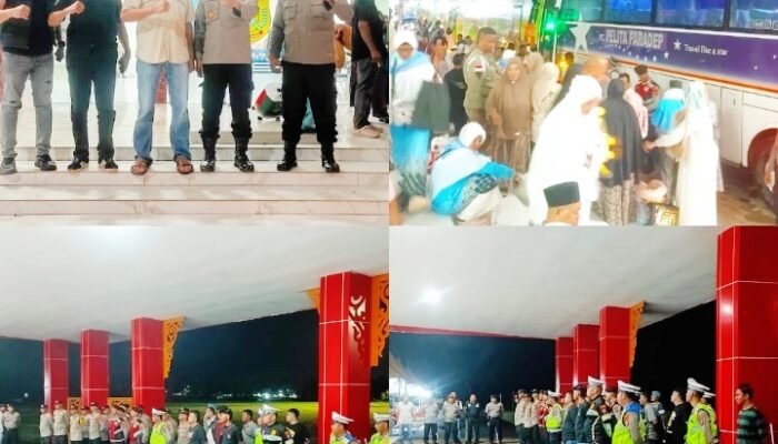 Batu Bara | 193 Jamaah Haji Kloter IV Tiba di Tanah Air, Bagaimana Sinergi Pengamanan Menjamin Kepulangan yang Aman?