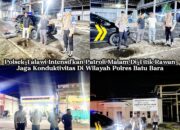 Jaga Kondusivitas Wilayah, Polsek Talawi Intensifkan Patroli Malam di Titik Rawan