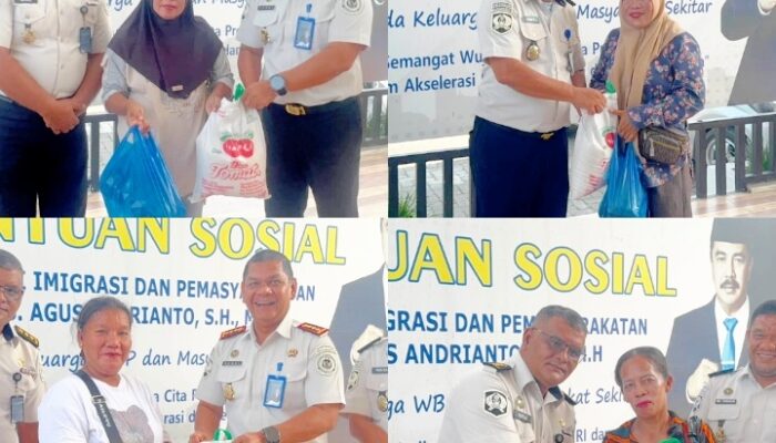 Mengikis Sekat, Lapas Labuhan Ruku Salurkan Bantuan Sosial ke Masyarakat