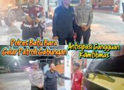 Jaga Kondusivitas Wilayah, Polres Batu Bara Gelar Patroli Gabungan Skala Besar