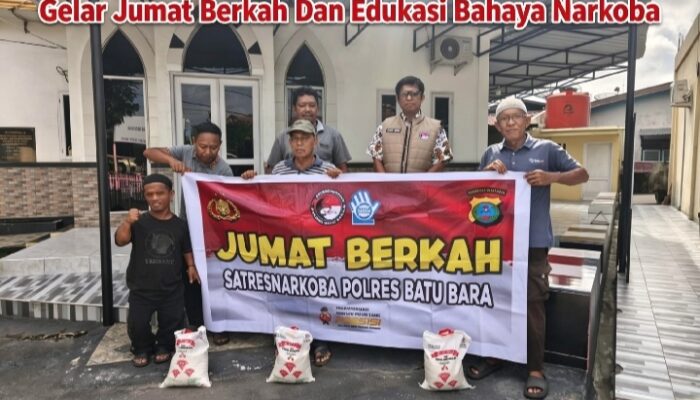 Gelar Jum’at Berkah, Satresnarkoba Polres Batu Bara Bongkar Modus Baru Incar Pemuda