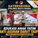 Polres Batu Bara Gelar Jumat Berkah, Berbagi Sembako Sekaligus Edukasi Bahaya Narkoba di Panti Asuhan Darut Taufiq