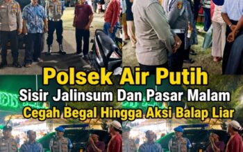 Tekan Kejahatan Jalanan, Polsek Air Putih Intensifkan Patroli Malam di Jalinsum dan Pusat Keramaian