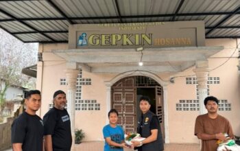 Pererat Kemitraan dengan Masyarakat, Sat Reskrim Polres Batu Bara Gelar Aksi Sosial “Jumat Berkah”