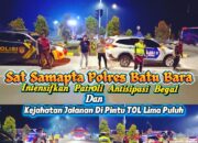Perketat Jalur Lintas, Sat Samapta Polres Batu Bara Intensifkan Patroli Antisipasi Begal dan Kejahatan Jalanan di Pintu Tol Limapuluh