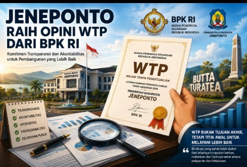 Opini WTP Pemkab Jeneponto 2026 dan tata kelola pemerintahan yang transparan