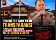 Ketapang | Tiga Oknum Polisi Diamankan dalam Kasus Narkoba, Publik Tunggu Penjelasan Resmi Polres