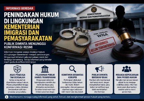 KPK menahan Wakil Menteri Imigrasi dan Pemasyarakatan dalam perkara dugaan pemerasan dan gratifikasi pengurusan izin tinggal warga negara asing.