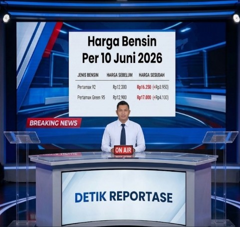 Petugas melayani pengisian BBM di SPBU Pertamina setelah diberlakukannya penyesuaian harga BBM non-subsidi secara nasional.