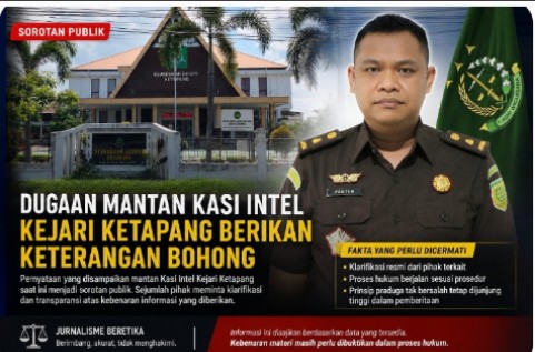 Kejari Ketapang bantah insiden pemusnahan barang bukti dan klarifikasi kondisi Agus Supriyono