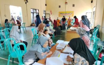 Pelayanan kesehatan gratis program ILP Desa Banjarejo Kecamatan Barat Kabupaten Magetan