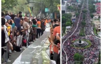 Membentang Tanpa Putus dari Tugu Zapin, Warga Jadi Saksi Pemecahan Rekor Dunia Kue Talam Pekanbaru, Bagaimana Keseruan Acaranya?