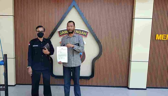 Diduga Beri Kesaksian Palsu di Persidangan, Kepala Desa Sawangan dan Seorang Warga Diadukan ke Polres Purworejo