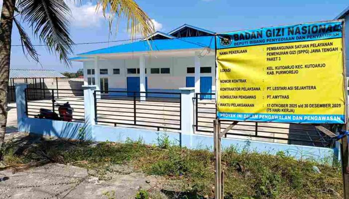 GEGER! Proyek Dapur MBG Purworejo Mangkrak: Pemasok Material Tagih Rp25,4 Juta, Siapa Bertanggung Jawab?