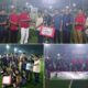 Tim DTS Ukui merayakan gelar juara dalam turnamen Mini Soccer Sorek Satu 2026.