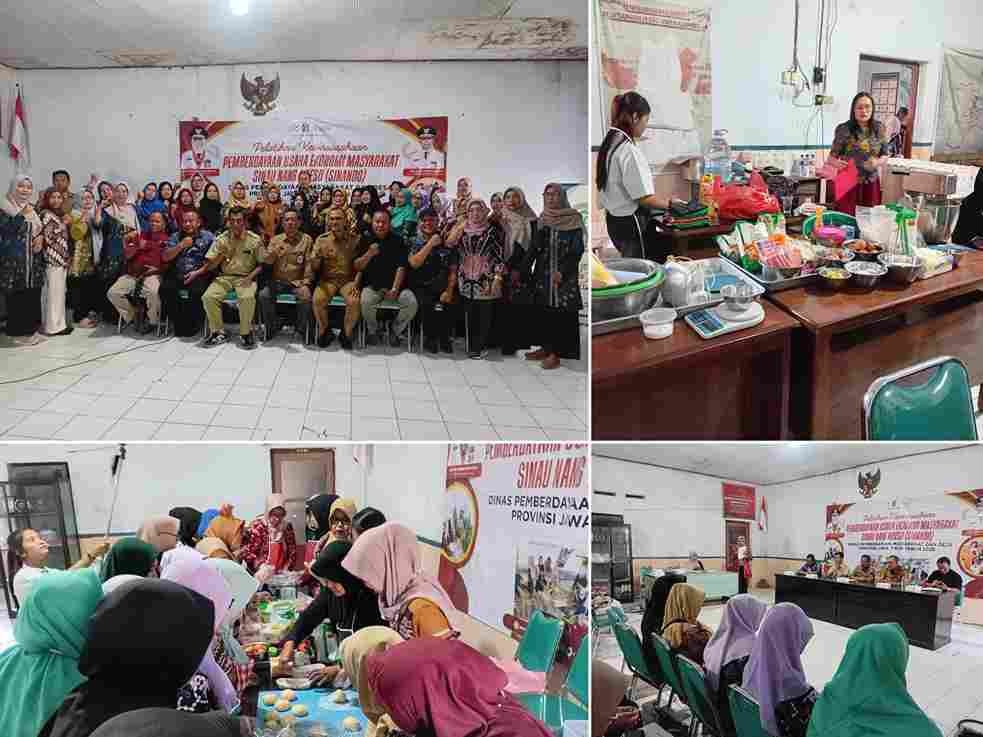 Warga Desa Sambirejo mengikuti pelatihan kewirausahaan bersama Dinas PMD Jatim.