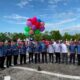 Upacara Peringatan Hari Anak Nasional (HAN) ke-42 di Kabupaten Pelalawan yang dihadiri ratusan pelajar.