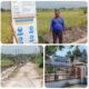 Pengerjaan proyek irigasi persawahan melalui program HIPPA di Kelurahan Mangkujayan, Ponorogo.