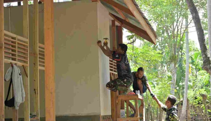 Rumah Impian Rabumah Amin Mulai Terwujud, Rehab RTLH TMMD Ke-129 Kodim 0102/Pidie Tembus 51 Persen