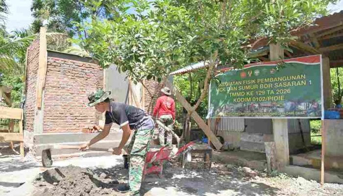 Pembangunan Fasilitas Mandi, Cuci, Kakus di Dayah Balul Ula Al-Munawarah Masuki Tahap Pemasangan Batu Bata dan Plester Dinding