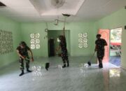 Gebut Renovasi Musholah Al Maghribi, Satgas TMMD Kodim Asahan Bersama Warga Batu Bara Perbaiki Sarana Ibadah
