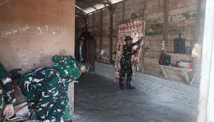 TMMD Ke-129: TNI Mendorong Peningkatan Kualitas Hidup Warga lewat Program Bedah Rumah