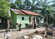 Gotong Royong Tanpa Henti, Satgas TMMD Ke-129 Kebut Rehabilitasi RTLH di Batu Bara