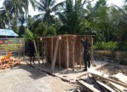Pantang Menyerah di Hari Libur, Satgas TMMD Ke-129 Kodim 0208/Asahan Kebut Pembangunan Demi Kesejahteraan Rakyat
