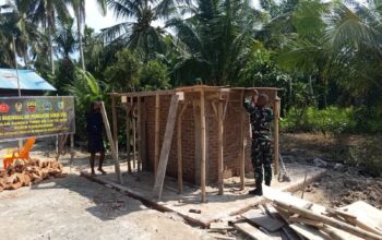 Pantang Menyerah di Hari Libur, Satgas TMMD Ke-129 Kodim 0208/Asahan Kebut Pembangunan Demi Kesejahteraan Rakyat
