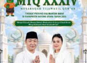 Selamat dan sukses terselenggaranya Musabaqah Tilawatil Qur’an (MTQ) XXXIV Tingkat Provinsi Kalimantan Barat Tahun 2026 di Kabupaten Kayong Utara.