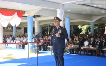 Kapolres Langkat Pimpin Upacara Hari Bhayangkara ke-80, Polri Untuk Masyarakat