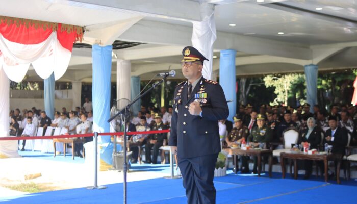 Kapolres Langkat Pimpin Upacara Hari Bhayangkara ke-80, Polri Untuk Masyarakat
