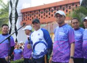 Polresta Deli Serdang Ikuti Fun Walk Peringati Hari Jadi Ke-80 Kabupaten Deli Serdang dan HUT APKASI ke 26