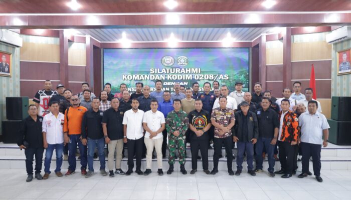 Silaturahmi Dandim 0208/Asahan Bersama Insan Pers dan Tokoh Masyarakat Perkuat Sinergi Mengawal Pembangunan Nasional