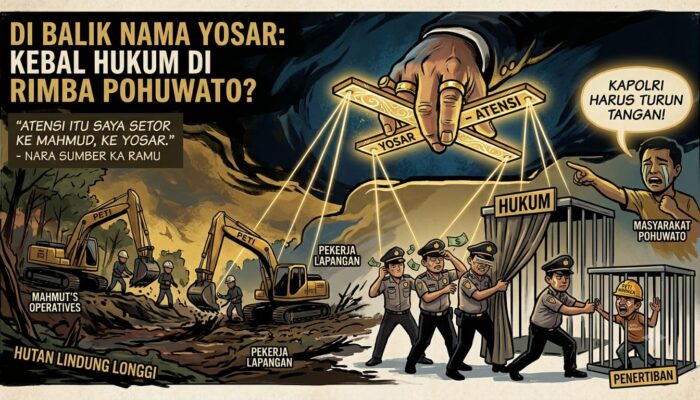 Kawasan Hutan Lindung Pohuwato Dirambah, Jejaring Inisial ‘Y’ Diduga Beroperasi Tanpa Hambatan, Bagaimana Modusnya?