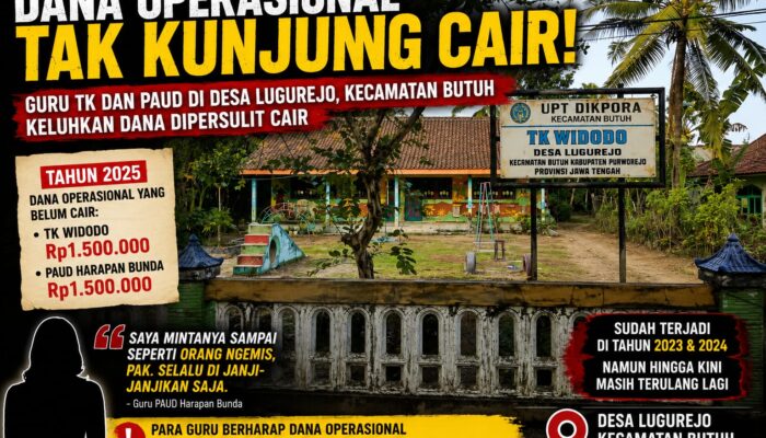 Dana Operasional TK dan PAUD Desa Lugurejo Belum Juga Diterima, Apa yang Terjadi?