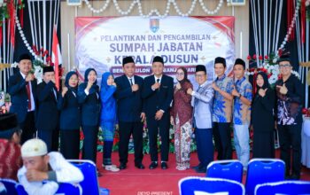 Desa Padang Sari Majenang Lantik Dua Kepala Dusun Baru, Kades Mah Ruri Tekankan Integritas dan Pengabdian
