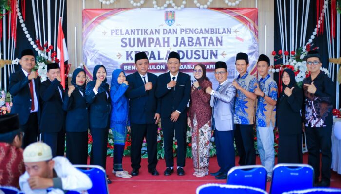 Desa Padang Sari Majenang Lantik Dua Kepala Dusun Baru, Kades Mah Ruri Tekankan Integritas dan Pengabdian