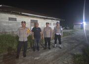 Berantas Geng Motor Dan Begal, Polsek Medang Deras Sisir Pusat Keramaian Pagurawan Hingga Dini Hari