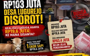 Dana Ketahanan Pangan Desa Lugurejo Disorot, Warga: Ke Mana Larinya Sisa Anggaran Tersebut? Warga soroti penggunaan Dana Ketahanan Pangan tahun 2023 di Desa Lugurejo, Purworejo yang diduga tidak sesuai realisasi.