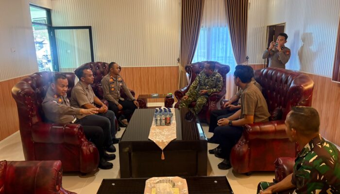 Perkuat Sinergitas, Polres Musi Rawas Gelar Silaturahmi Strategis ke Kodim 0406/Lubuk Linggau