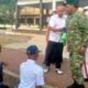 Danramil Pagaden Kapten Inf M. Saprudin membuka MPLS SMK Negeri 1 Cipunagara.