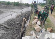 Satgas TMMD Ke-129 Kodim 0208/Asahan Kebut Pembangunan Turap 1.000 Meter, Bentengi Permukiman Warga dari Abrasi