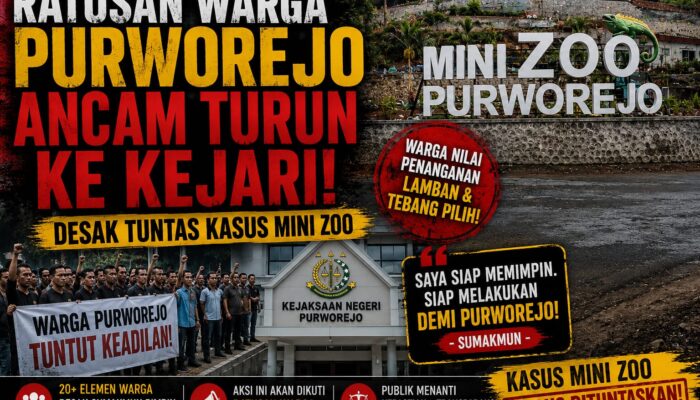 Ratusan Warga Purworejo Siap Datangi Kejari, Desak Kasus Mini Zoo Diusut Tuntas