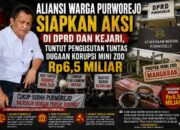 Aliansi Warga Purworejo Siapkan Aksi di DPRD dan Kejari, Tuntut Pengusutan Tuntas Dugaan Korupsi Mini Zoo Rp6,5 Miliar